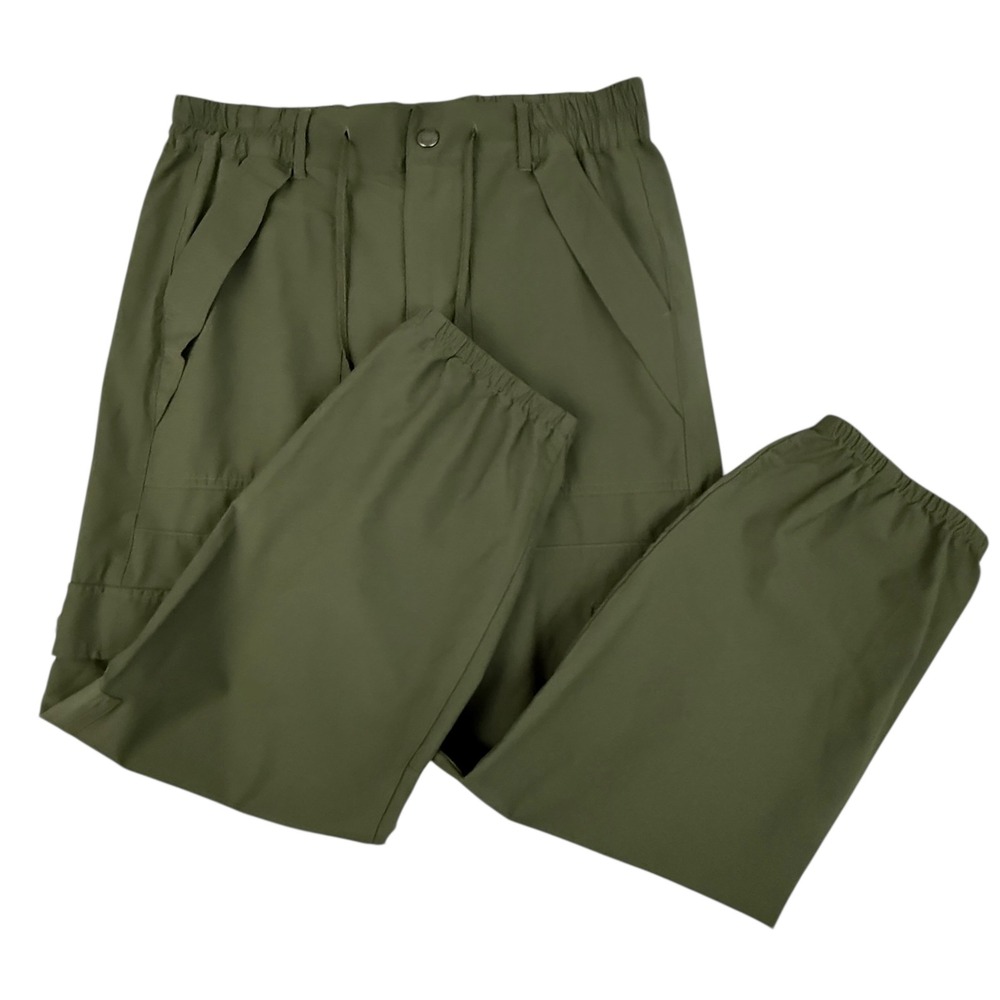 Cabi 4511 Quantum Cargo Jogger Pants Womens Small Elastic Waist Drawstring Green